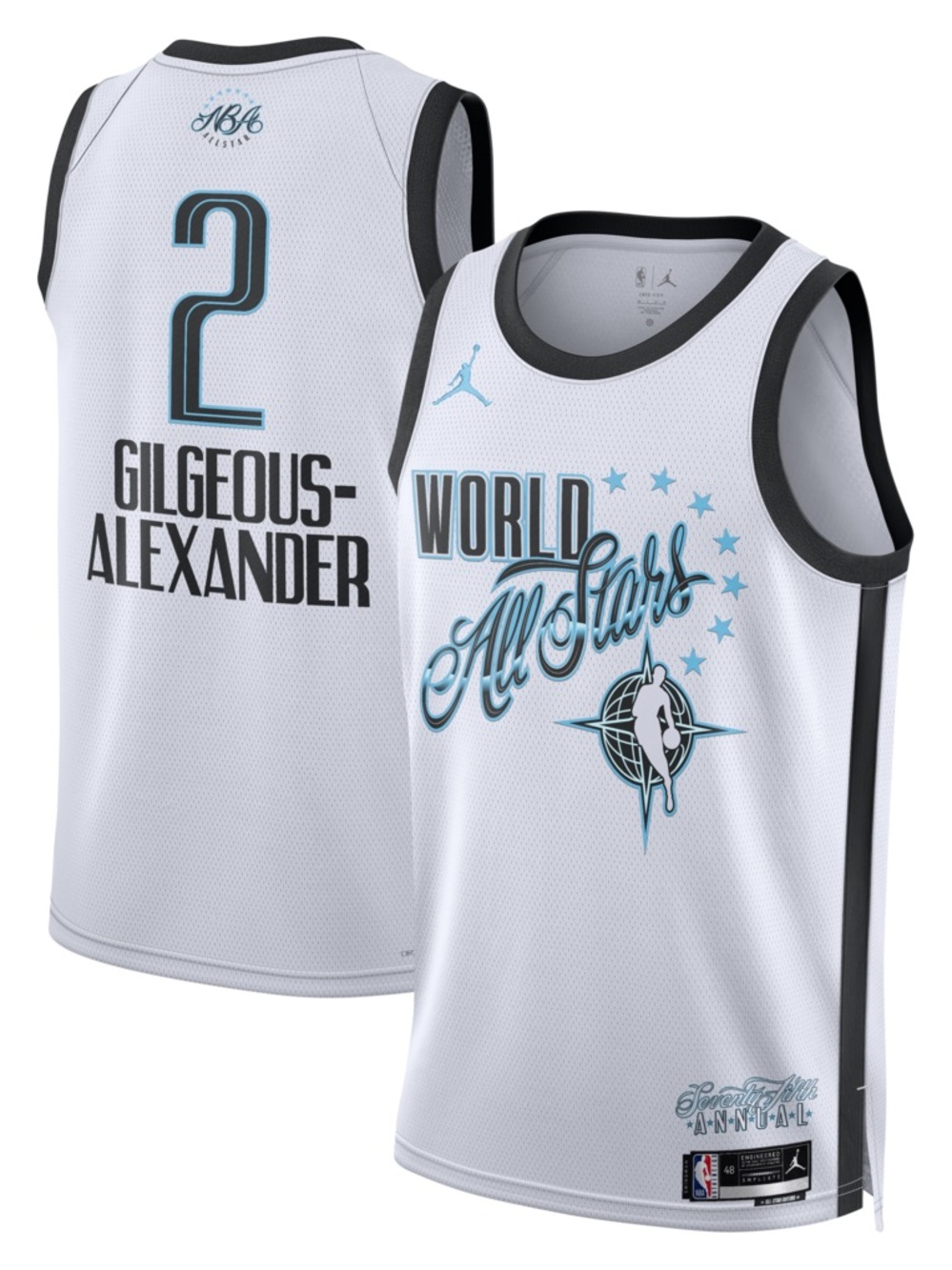 Shai Gilgeous-Alexander Jordan Brand 2026 NBA All-Star Game Swingman Jersey